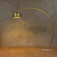 Arc mid century lamp with Carrera marble base