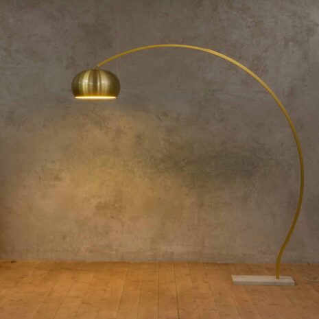 Arc mid-century lamp with Carrera marble base-3 Arc mid century lamp with Carrera marble base