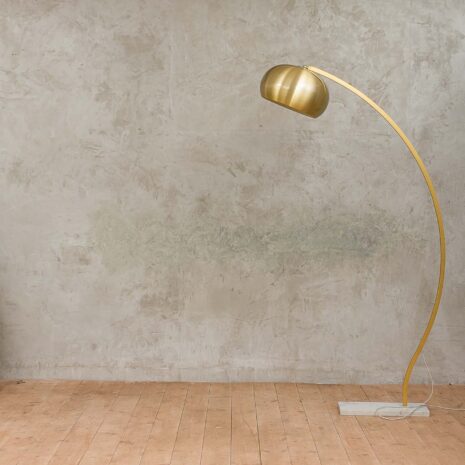 Arc mid-century lamp with Carrera marble base-5 Arc mid century lamp with Carrera marble base