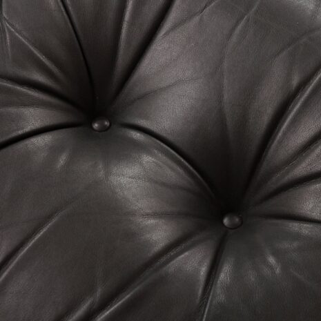 Cassina black leather lounge chairs-7 Cassina black leather lounge chairs