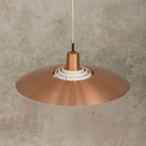 Danish copper mid-century pendant lamp-2 Danish copper mid century pendant lamp