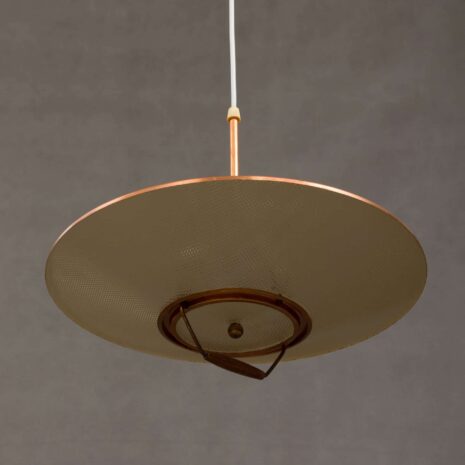 Dänische Kupferlampe aus der Mitte des Jahrhunderts-4 Dänische Kupferlampe aus der Mitte des Jahrhunderts