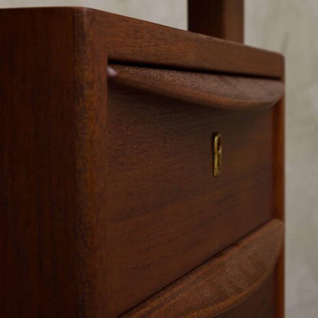 Danish mid-century modern two sided desk-12 Danish mid century modern two sided desk