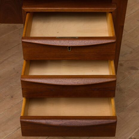 Danish mid-century modern two sided desk-15 Danish mid century modern two sided desk