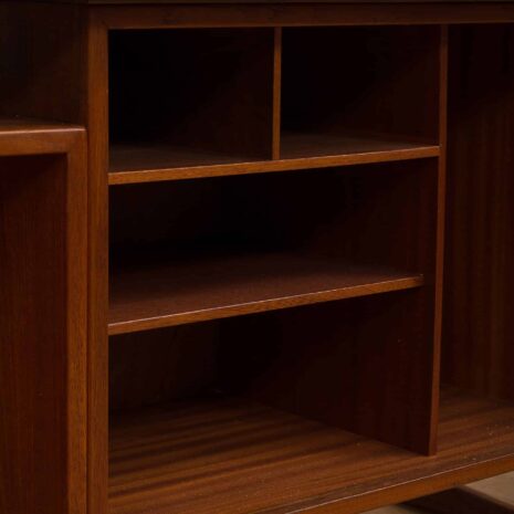 Danish mid-century modern two sided desk-8 Danish mid century modern two sided desk