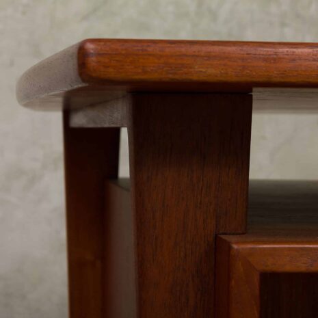 Danish mid-century modern two sided desk-9 Danish mid century modern two sided desk