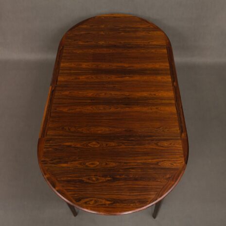 Danish rosewood extension dining table-14 Danish rosewood extension dining table