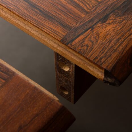Danish rosewood extension dining table-17 Danish rosewood extension dining table