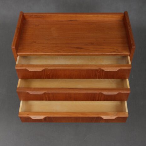 Danish teak small entry chest-9 Danish teak small entry chest