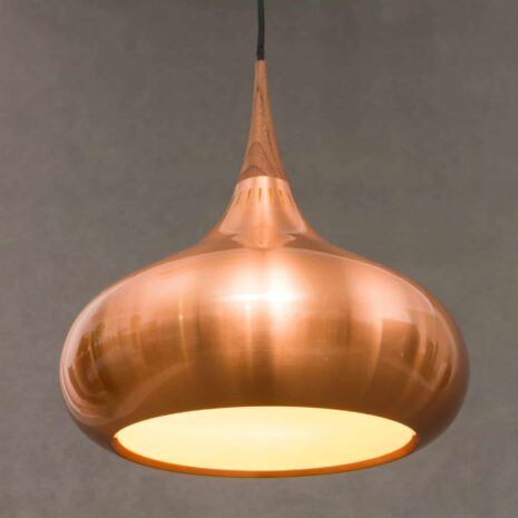 Fog and Morup brass pending with wooden cone-3 Fog and Morup brass pending with wooden cone