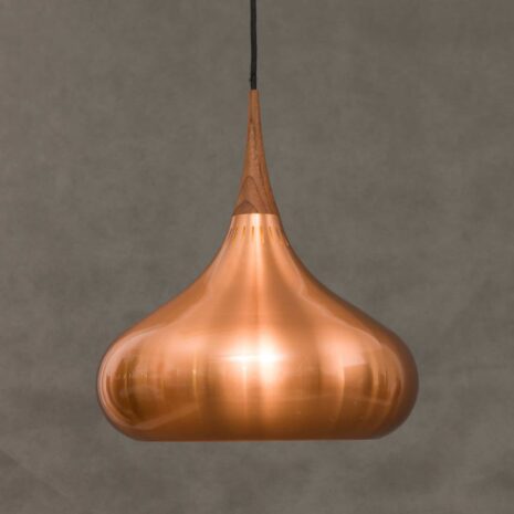 Fog and Morup brass pending with wooden cone-4 Fog and Morup brass pending with wooden cone