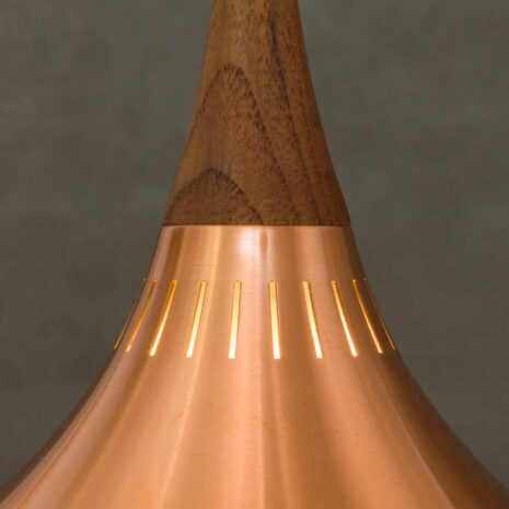 Fog and Morup brass pending with wooden cone-8 Fog and Morup brass pending with wooden cone