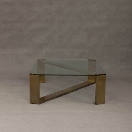 Glass and brass table-4 Glass and brass table