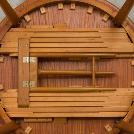 Henning Kjaernulf stół z drewna tekowego z 4 skrzydłami-10 Henning Kjaernulf teak table with leaves