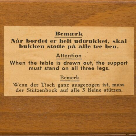 Stół z drewna tekowego Henning Kjaernulf z 4 skrzydłami-4 Henning Kjaernulf teak table with leaves