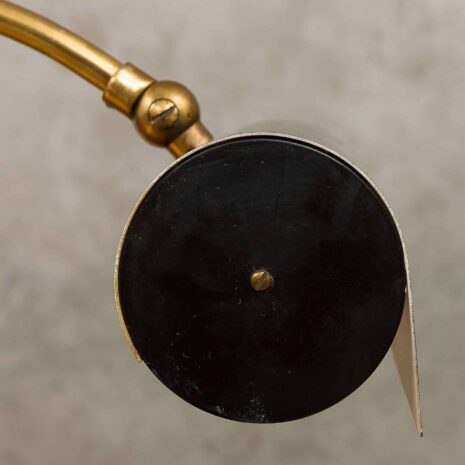 Italian balck - bankers - desk lamp from the 60s-7 Italian balck bankers desk lamp from the s