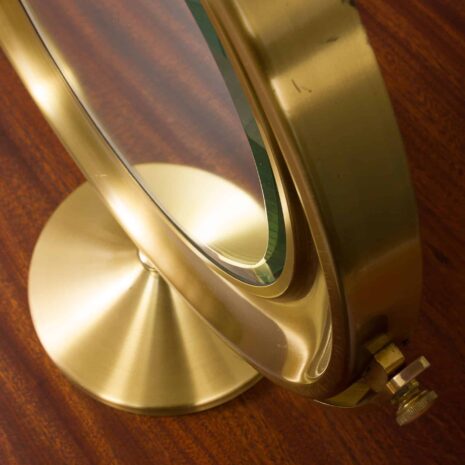 Italian brass vanity mirror from 70s-11 Italian brass vanity mirror from s