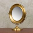 Italian brass vanity mirror from s