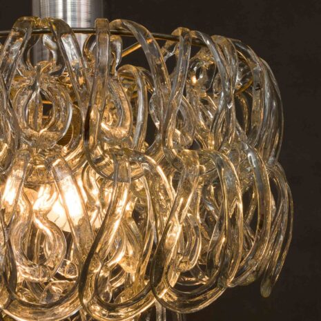 Włoski żyrandol z ręcznie robionymi wstążkami ze szkła murano-13 Italian chandelier w