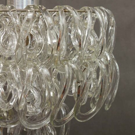 Włoski żyrandol z ręcznie robionymi wstążkami ze szkła murano-5 Italian chandelier w