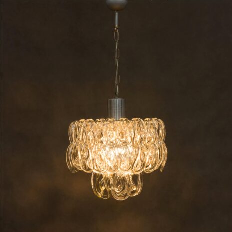 Włoski żyrandol z ręcznie robionymi wstążkami ze szkła murano-6 Italian chandelier w