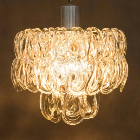 Włoski żyrandol z ręcznie robionymi wstążkami ze szkła murano-8 Italian chandelier w