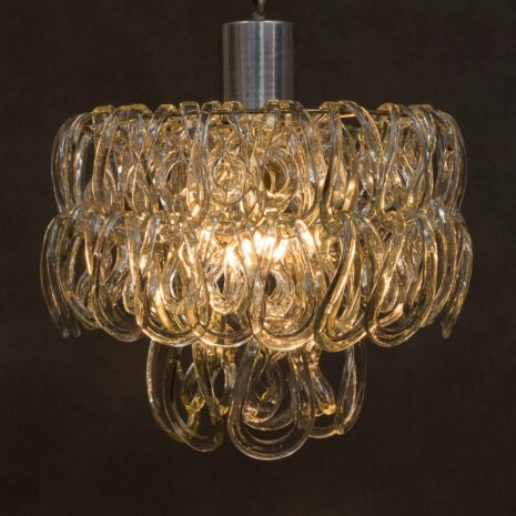 Włoski żyrandol z ręcznie robionymi wstążkami ze szkła murano-9 Italian chandelier w