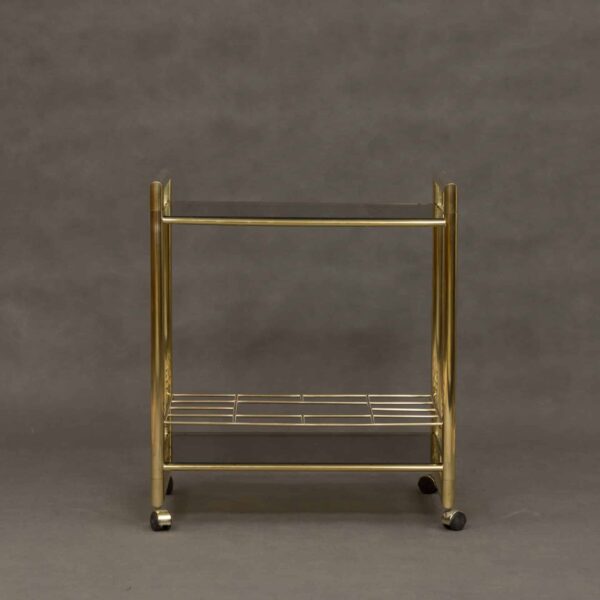 Italian mid century brass cart