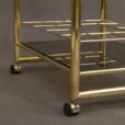 Italian mid century brass cart
