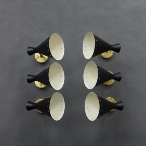 Scones muraux italiens à la Stilnovo style-7 Italian wall scones in Stilnovo style