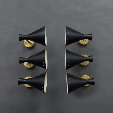 Scones muraux italiens à la Stilnovo style-9 Italian wall scones in Stilnovo style