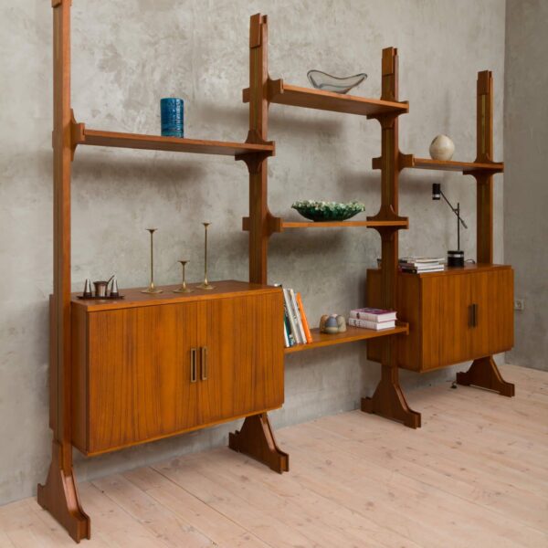 Italian wall unit or room divider in the style of Dassi