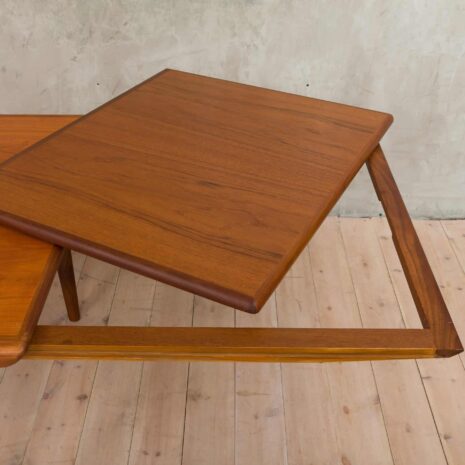 Table à rallonge en teck Johannes Andersen-10 Table à rallonge en teck Johannes Andersen