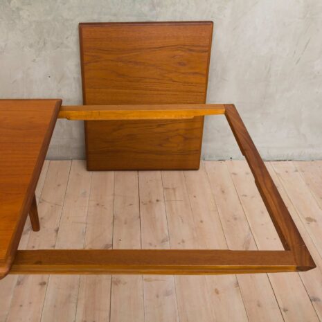 Table à rallonge en teck Johannes Andersen-14 Table à rallonge en teck Johannes Andersen