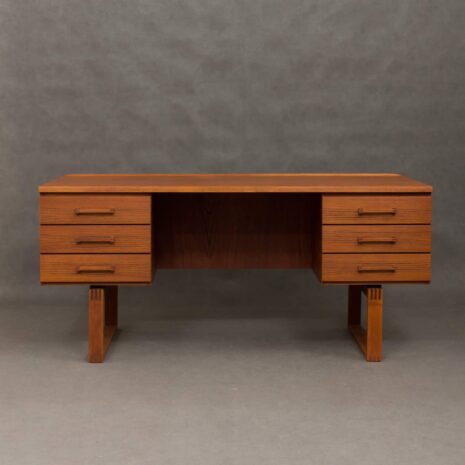 Kai Kristiansen teak desk-3 Kai Kristiansen teak desk