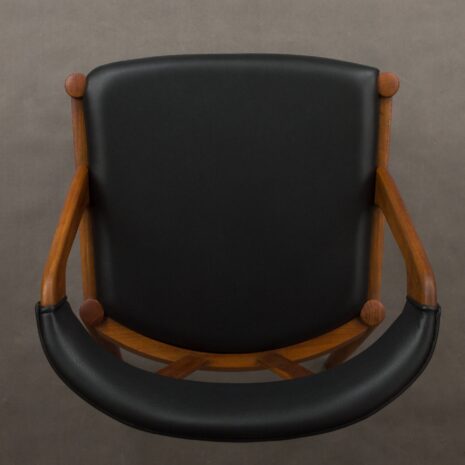 Krzesło boczne z drewna tekowego Kai Kristiansen-5 Kai Kristiansen teak side chair