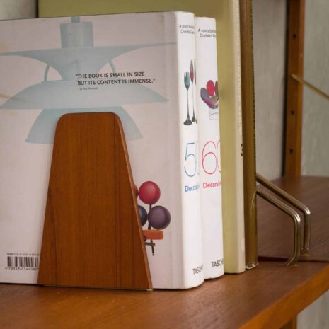 Grande bibliothèque modulaire danoise des années 60-11 Large modular Danish bookshelf system from the s