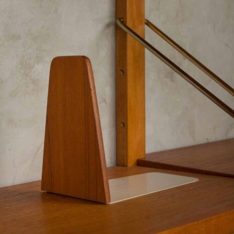 Grande bibliothèque modulaire danoise des années 60-12 Large modular Danish bookshelf system from the s