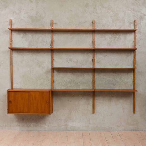 Grande bibliothèque modulaire danoise des années 60-2 Large modular Danish bookshelf system from the s