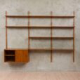 Large modular Danish bookshelf system from the s