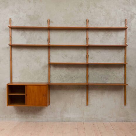 Grande bibliothèque modulaire danoise des années 60-8 Large modular Danish bookshelf system from the s