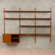 Large modular Danish bookshelf system from the s