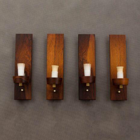 Kinkiet z drewna różanego Lyfa-9 Podpłomyk Lyfa z drewna różanego