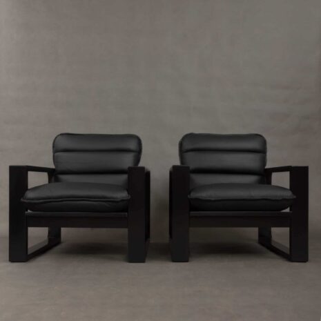 Miroslav Navratil black lounge chairs-11 Miroslav Navratil black lounge chairs