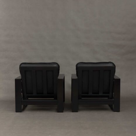 Miroslav Navratil black lounge chairs-5 Miroslav Navratil black lounge chairs