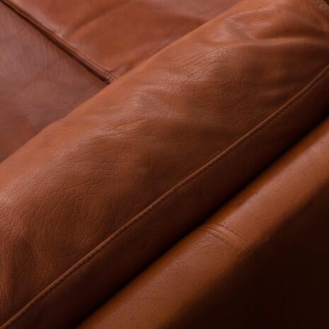 Mogens Hansen brown leather 2.5 sofa-12 Mogens Hansen brown leather