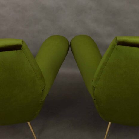 Pair of Gigi Radice lounge chairs-12 Pair of Gigi Radice lounge chairs