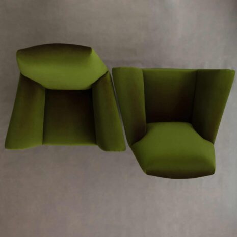 Pair of Gigi Radice lounge chairs-14 Pair of Gigi Radice lounge chairs