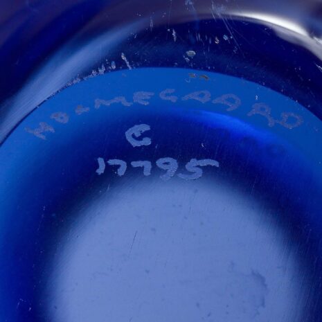 Pair of Per Lutken, Holmegaard Light Blue Vases, 1950_s-3 Pair of Per Lutken Holmegaard Light Blue Vases s