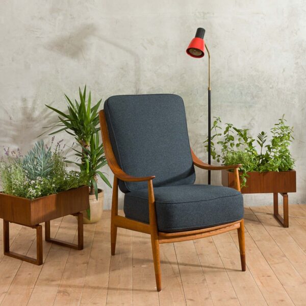 Paar Pflanzgefäße aus Palisanderholz Kai Kristiansen für Salin Mobler s